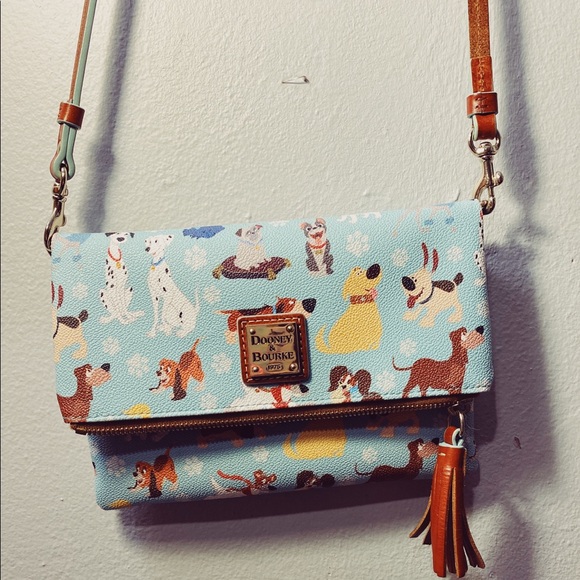 Dooney and Bourke Disney Dogs Foldover Crossbody - Picture 5 of 6